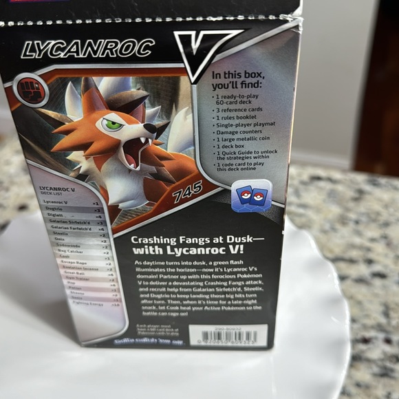 *NEW* POKÉMON TCG V BATTLE DECK LYCANROC V - Picture 5 of 6